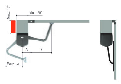 Ограничения по установке привода Fast 40 Ограничения по установке привода Fast 40