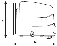 Привод ROGER R23/372 для распашных ворот Габаритные размеры Привод ROGER R23/372 для распашных ворот Габаритные размеры